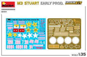 MiniArt 35404 M3 Stuart Early Prod. Interior kit