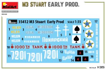 MiniArt 35412 M3 Stuart Early Prod.