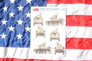 MiniArt 35425 M3 Stuart Light Tank. Initial Prod.