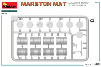 MiniArt 49019 Marston Mat Landing Strip with Barrels