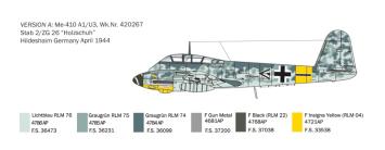 Italeri 074 Messerschmitt Me 410A-1 Hornisse