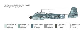 Italeri 074 Messerschmitt Me 410A-1 Hornisse