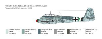 Italeri 074 Messerschmitt Me 410A-1 Hornisse