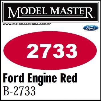 Model Master 2733 Ford Engine Red - Gloss