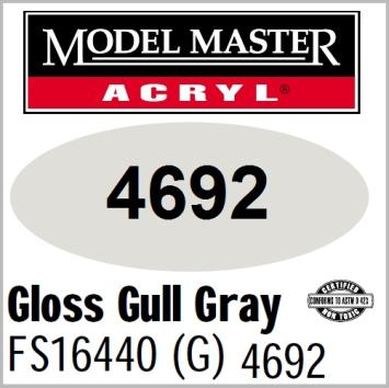 Model Master 4692 Gloss Gull Gray FS16440 - Gloss