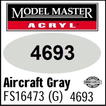 Model Master 4693 Aircraft Gray FS16473 - Gloss