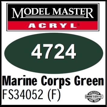 Model Master 4724 Marine Corps Green FS34052 - Flat