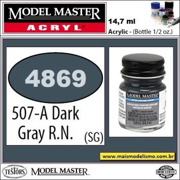 Model Master 4869 Dark Gray 507-A R.N. - Semi-Gloss