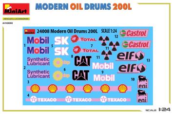 MiniArt 24008 Modern Oil Drums 200L