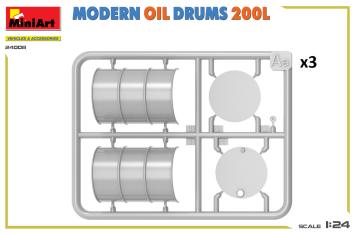 MiniArt 24008 Modern Oil Drums 200L