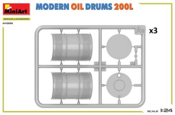 MiniArt 24008 Modern Oil Drums 200L