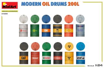 MiniArt 24008 Modern Oil Drums 200L