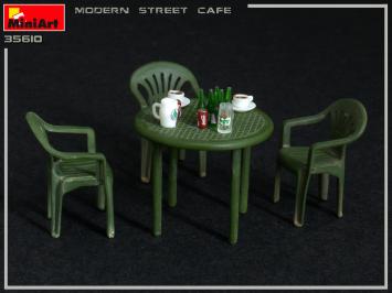 MiniArt 35610 Modern Street Cafe Building & Accessories Series