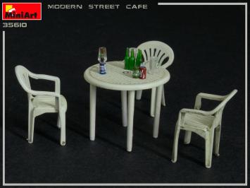 MiniArt 35610 Modern Street Cafe Building & Accessories Series