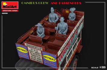 MiniArt 38092 Omnibus Crew and Passengers