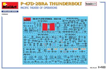 MiniArt 48022 P-47D-28RA Thunderbolt Pacific Theaters of Operations