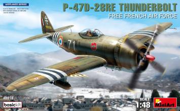 MiniArt 48015 P-47D-28RE Thunderbolt 'Free French Air Force' Basic Kit