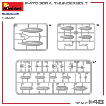 MiniArt 48029 P-47D-30RA Thunderbolt Advanced Kit