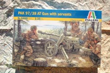 Italeri 6460 PaK 97/38 AT Gun with servants