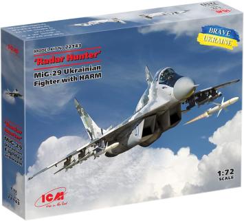 ICM 72143 'Radar Hunter' MiG-29 '9-13' Ukrainian Fighter with HARM missiles