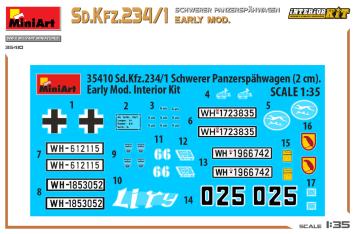 MiniArt 35410 Sd.Kfz.234/1 Schwerer Panzerspähwagen Early Model