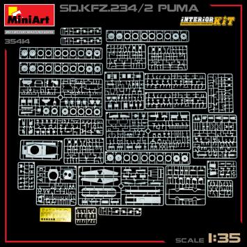 MiniArt 35414 Sd.Kfz.234/2 Puma Interior Kit