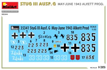 MiniArt 35341 StuG III Ausf. G May-June 1943 Alkett Production