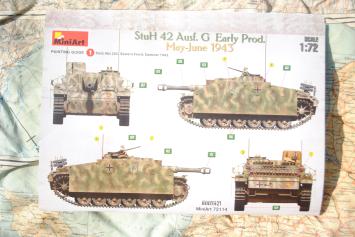 MiniArt 72114 StuH 42 Ausf. G early prod. May-June 1943