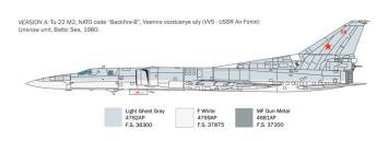 Italeri 1440 Tu-22M2 Backfire-B