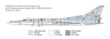 Italeri 1440 Tu-22M2 Backfire-B