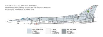 Italeri 1440 Tu-22M2 Backfire-B