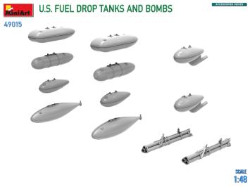 MiniArt 49015 U.S. Fuel Drop Tanks and Bombs