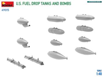 MiniArt 49015 U.S. Fuel Drop Tanks and Bombs