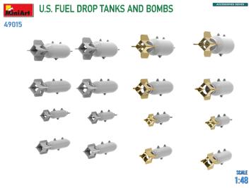 MiniArt 49015 U.S. Fuel Drop Tanks and Bombs