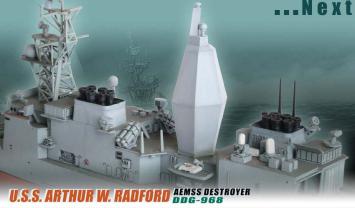 Dragon 1018 USS Arthur W. Radford DD-968 w/ Advanced Enclosed Mast/Sensor System - Dragon