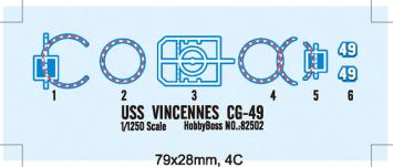 HobbyBoss 82502 USS VINCENNES CG-49