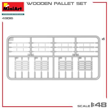 MiniArt 49016 Wooden Pallet Set