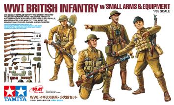 Tamiya 32409 WWI BRITISH INFANTRY with Small Arms & Equipment